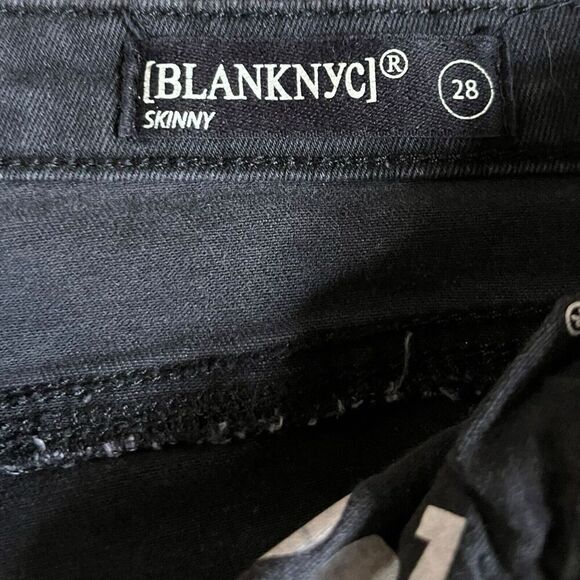 Upcycled Skinny Jeans Dark Wash Reworked Grunge Concert Grateful Dead Bears 28 - Picture 4 of 13